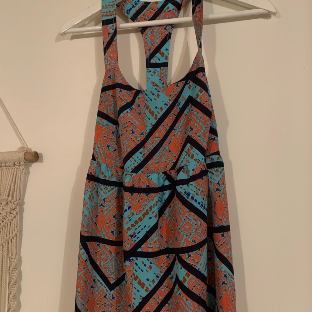 Love Fire racer back midi dress EUC